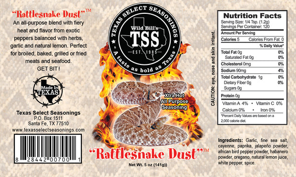 2 Rattlesnake Dust 5 oz-SHIPPING INCLUDED