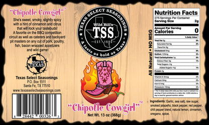 (2) Chipotle Cowgirl 13 oz. bottles-SHIPPING INCLUDED!
